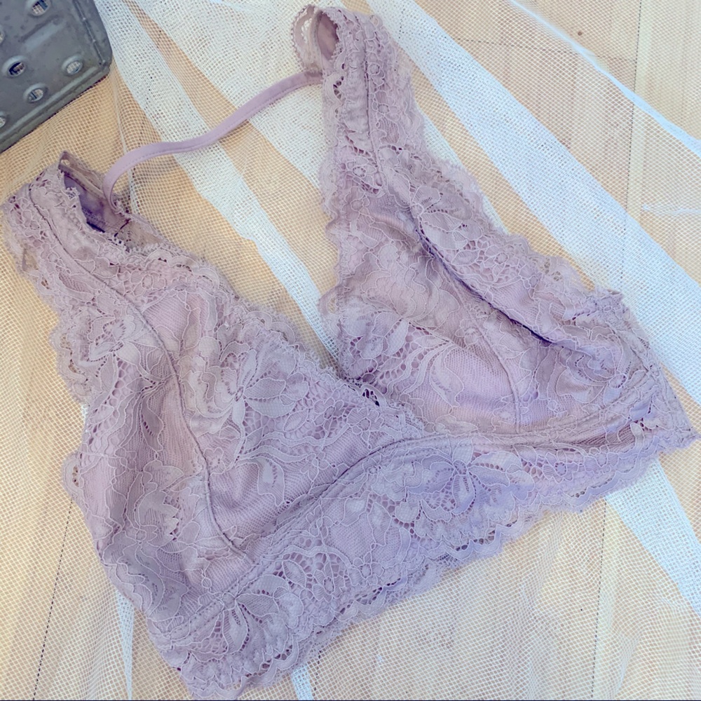 Boho Lavender Hue Lace Bralette